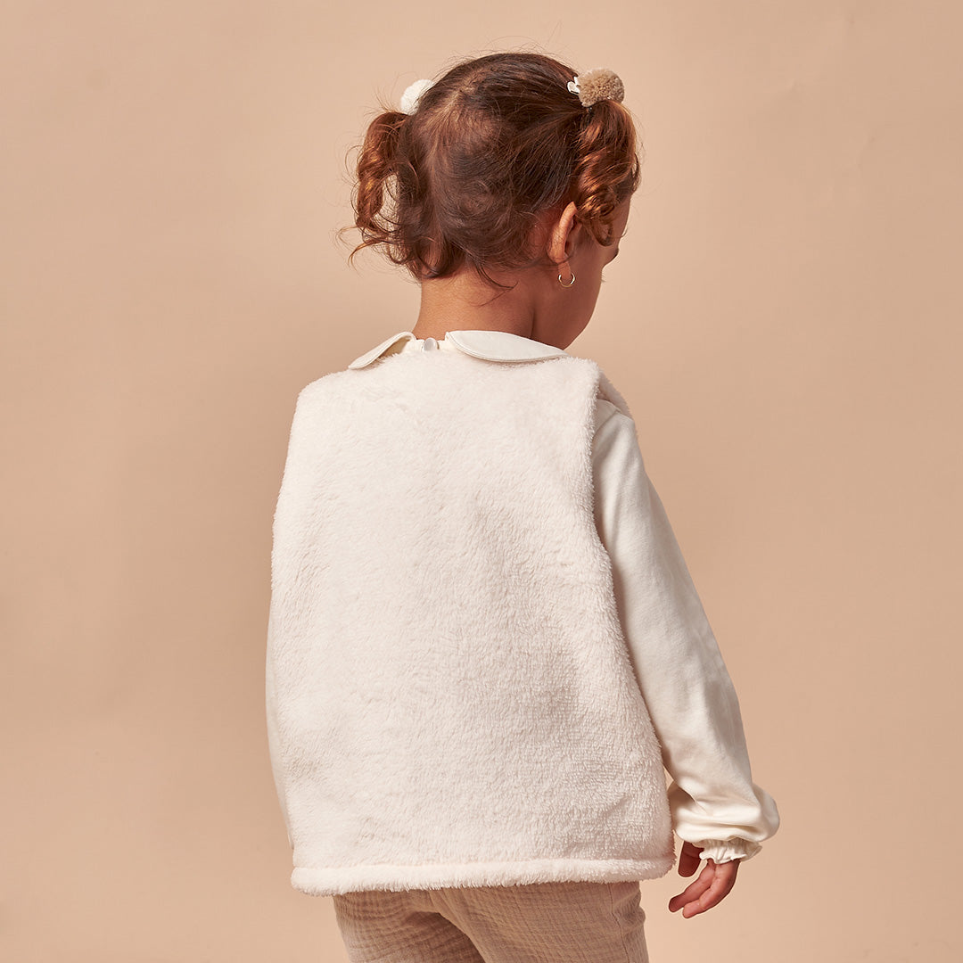 Chaleco Bebé Niña Carnerito Estampado