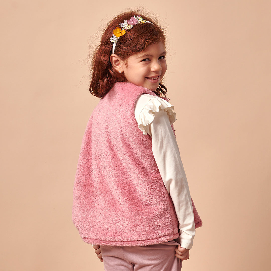 Chaleco Niña Peluche Dalia