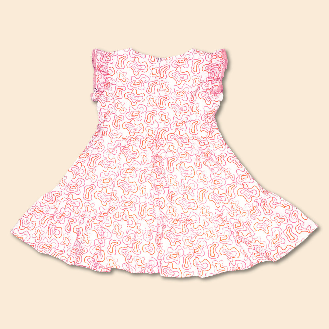 Vestido Bebé Niña Estampado 100% Algodón Joy
