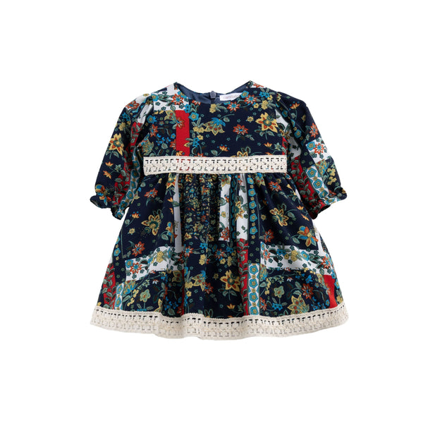 Vestido de Seda Estampada - Bebé Niña