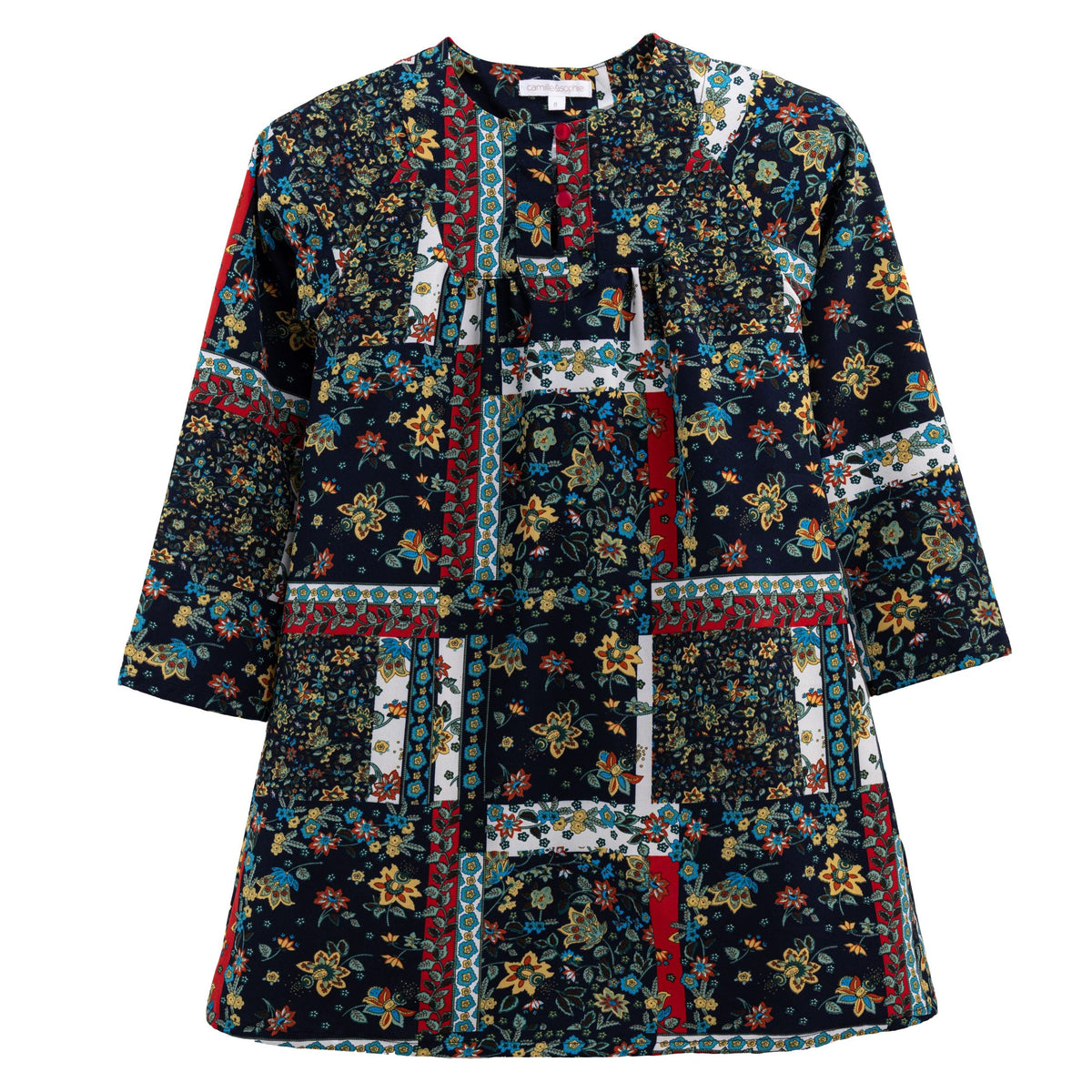 Vestido de Seda Estampada - Niña