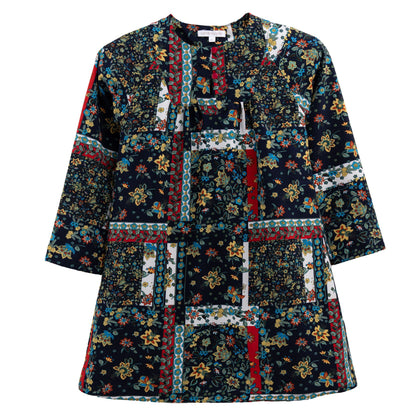 Vestido de Seda Estampada - Niña