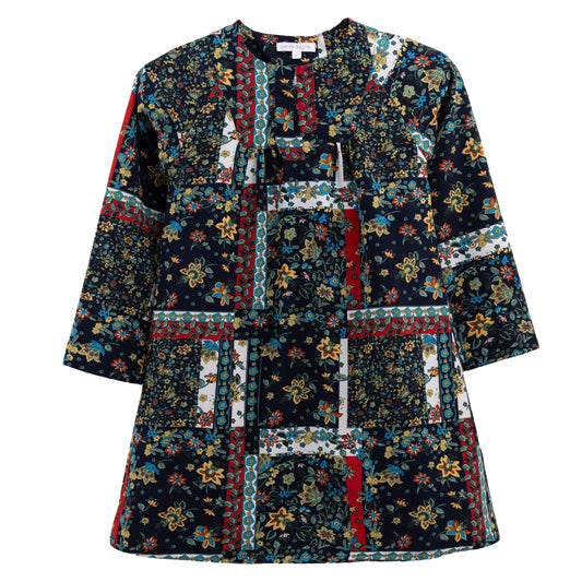 Vestido de Seda Estampada - Niña