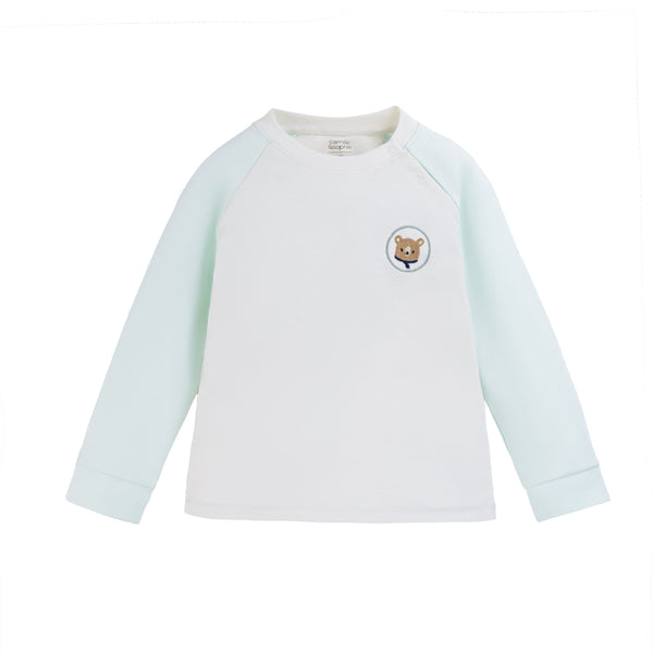 Polo Bebé Niño Manga Larga Estampado 100% Algodón Pima