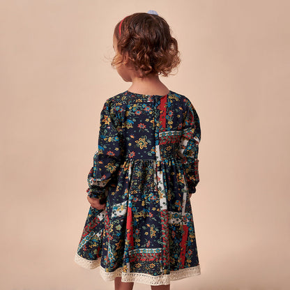 Vestido de Seda Estampada - Bebé Niña