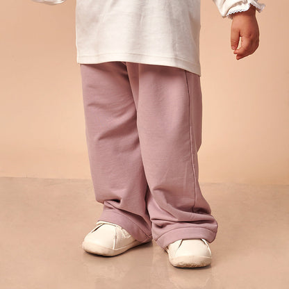 Pantalón Bebé Niña 100% Algodón Lilac