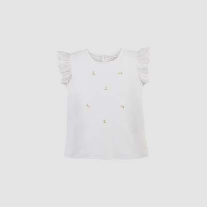 Set Blusa bordada con pantalón