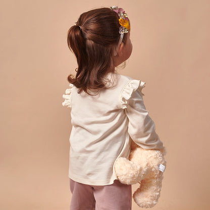 Polo Bebé Niña Manga Larga 100% Algodón Pima Bouquet