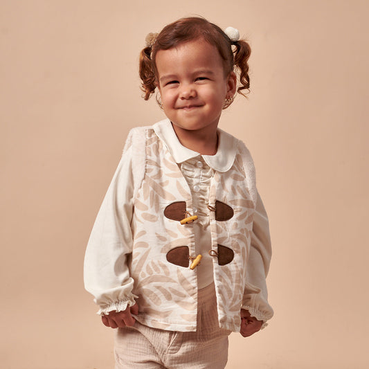 Chaleco Bebé Niña Carnerito Estampado