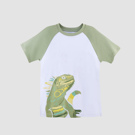 Polo Estampado Iguana - Teens