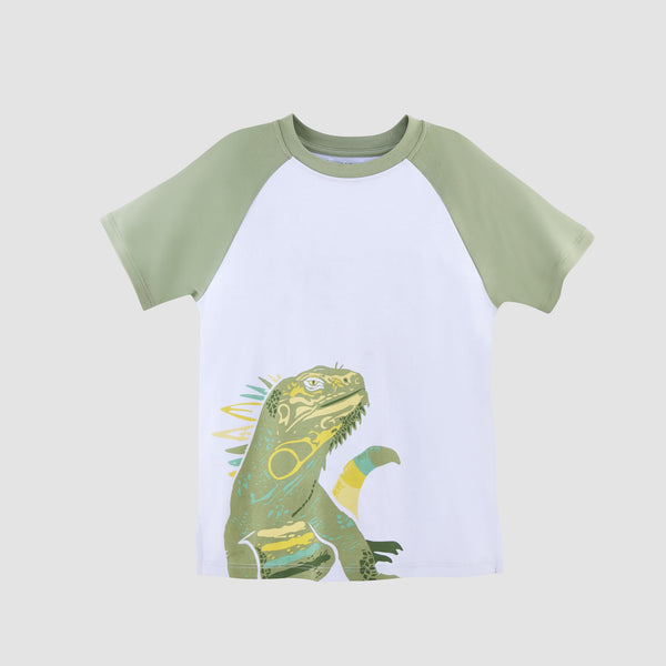 Polo Estampado Iguana - Teens