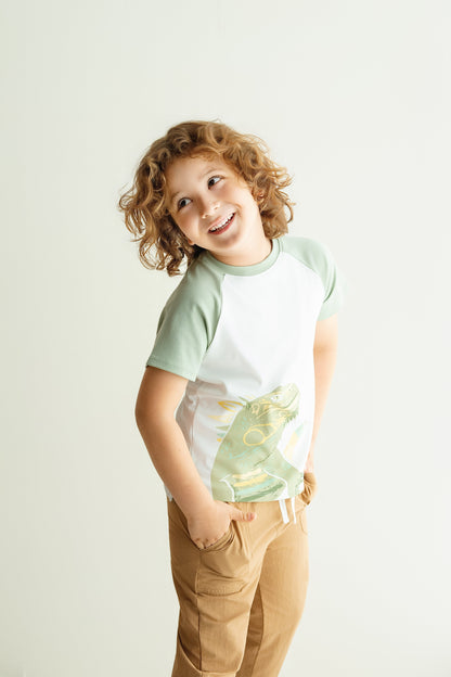 Polo Estampado Iguana - Niño