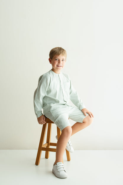 Camisa Cuello Nerú - Teens