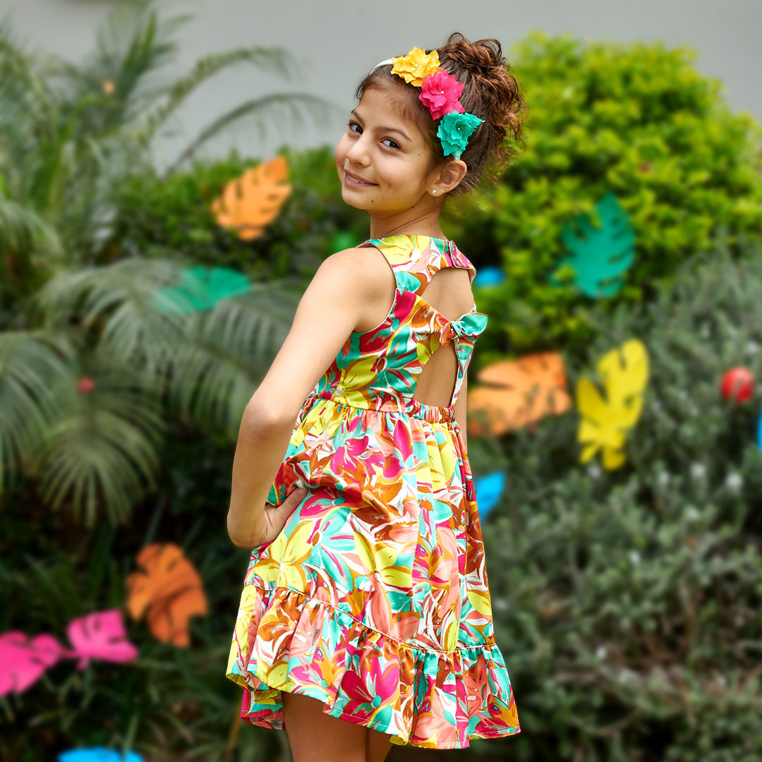 Vestido estampado - Niña