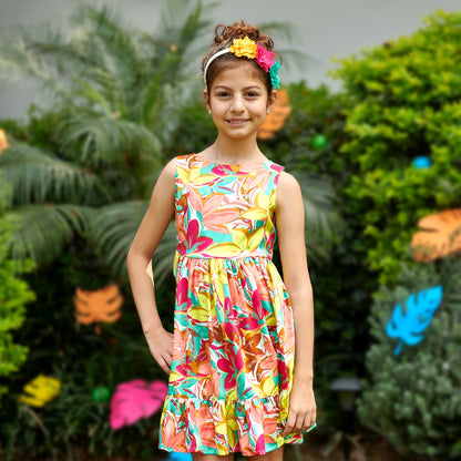 Vestido estampado - Niña