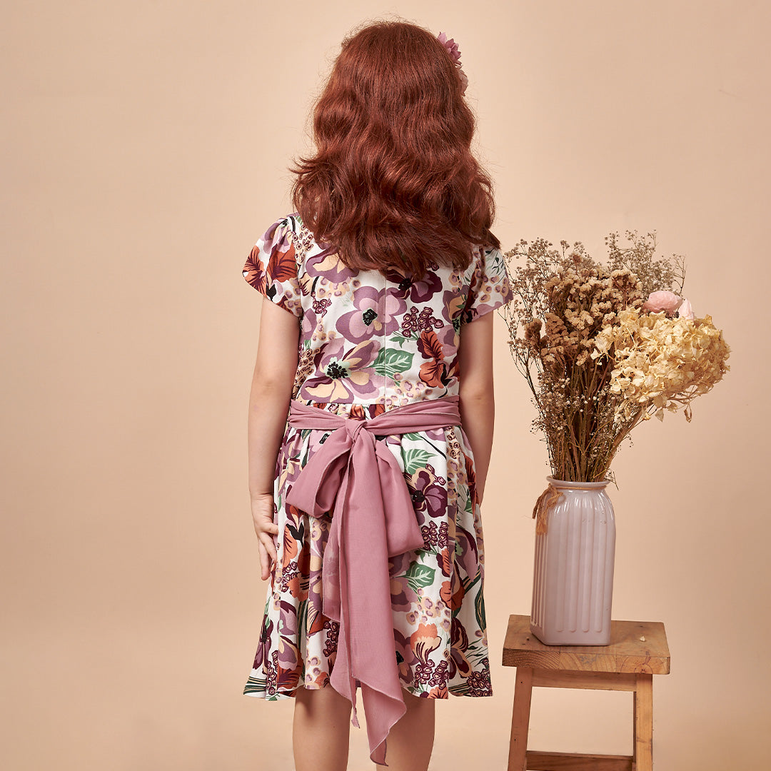 Vestido de Manga Corta - Niñas