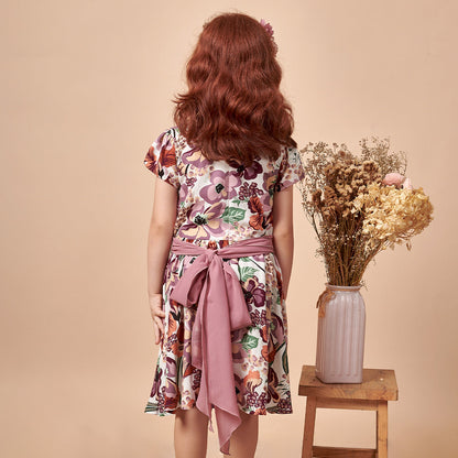 Vestido de Manga Corta - Niñas