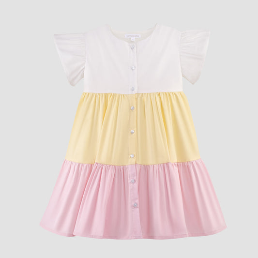 Vestido Tricolor - Niña