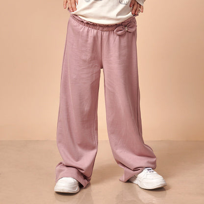 Pantalón Niña 100% Algodón Lilac