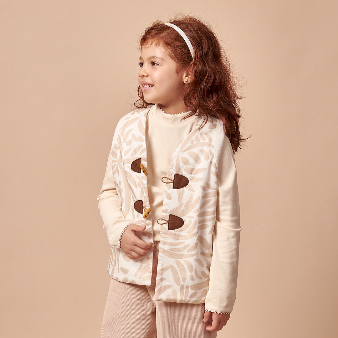 Chaleco Niña Carnerito Estampado