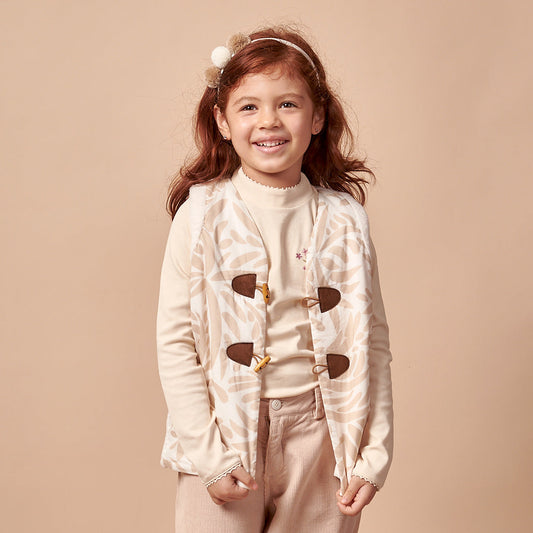 Chaleco Niña Carnerito Estampado