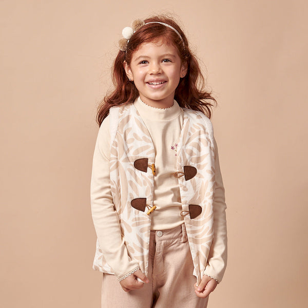 Chaleco Niña Carnerito Estampado