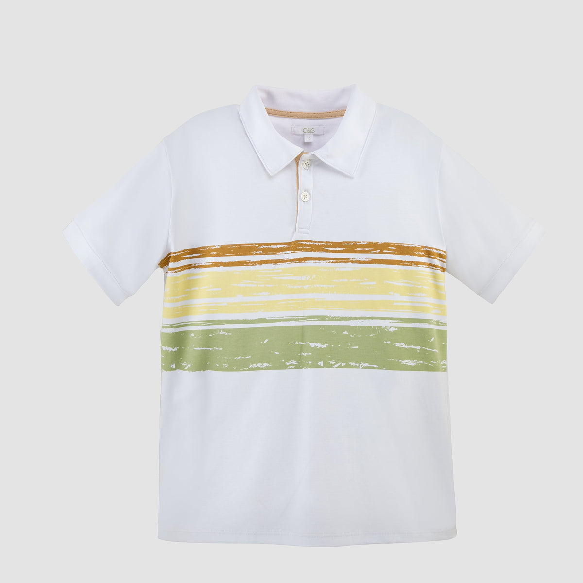 Polo Estampado Cuello Box - Teens