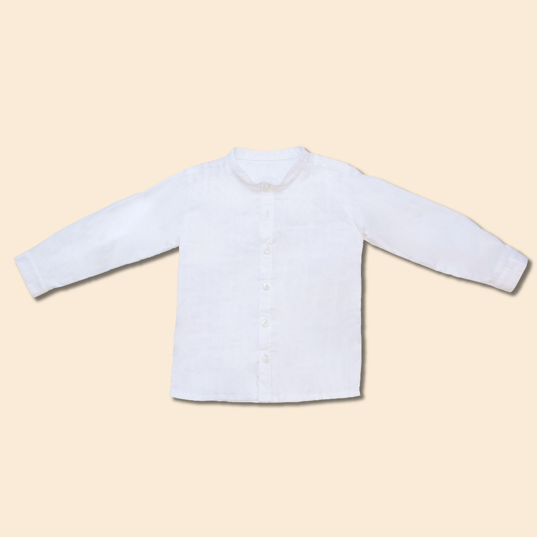 Camisa bebé Niño Cuello Nerú 100% Algodón