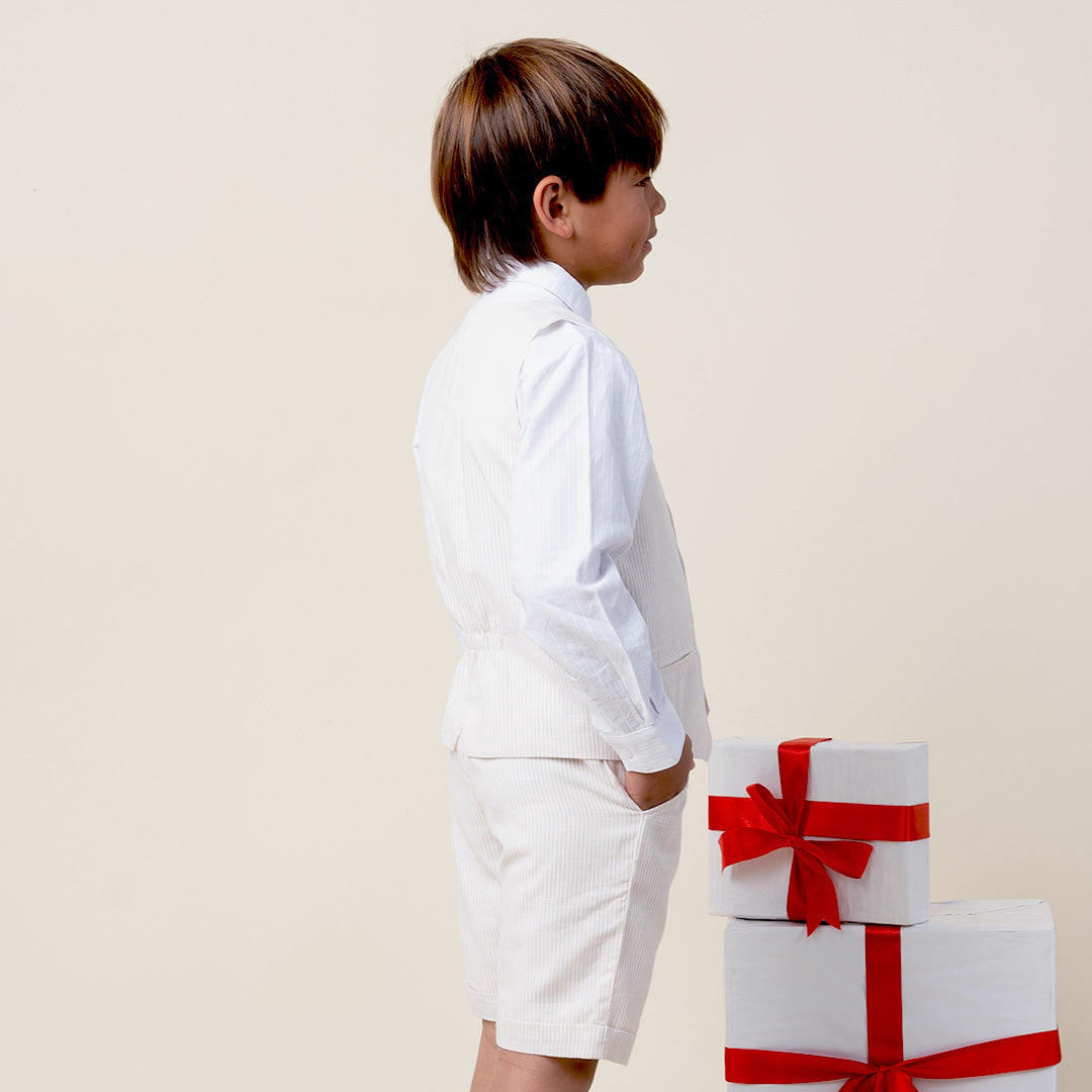 Set Niño Camisa, Bermuda y Chaleco Adriel