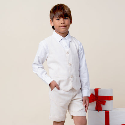 Set Niño Camisa, Bermuda y Chaleco Adriel