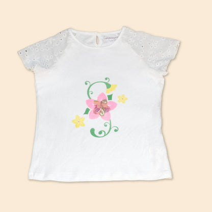 Polo Niña Estampado 100% Algodón Pima Encanto