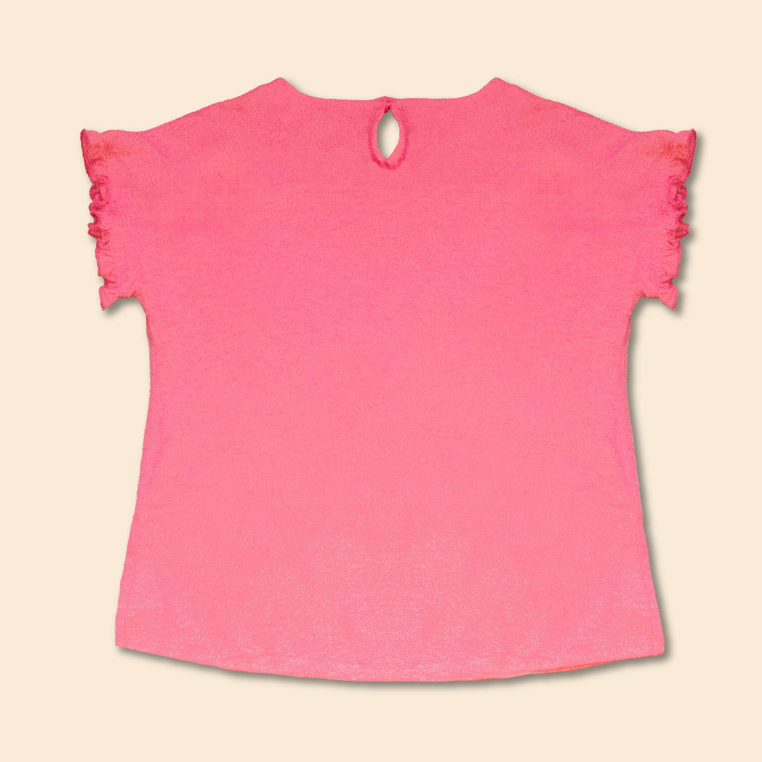 Polo Niña Estampado 100% Algodón Flor de Verano