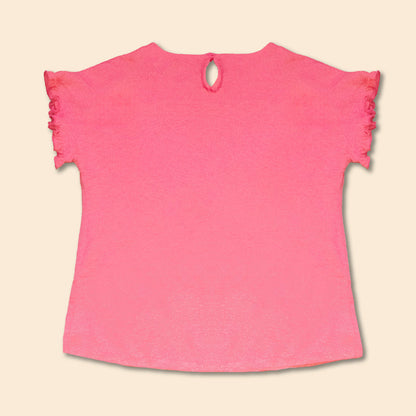 Polo Niña Estampado 100% Algodón Flor de Verano