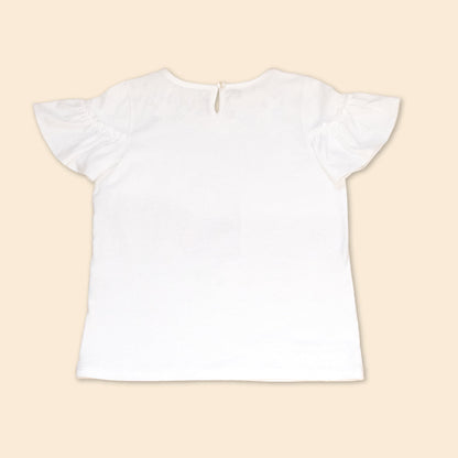 Polo Niña Estampado 100% Algodón Pima Florecer