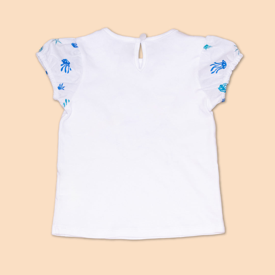 Polo Bebé Niña Estampado 100% Algodón Pima Jelly