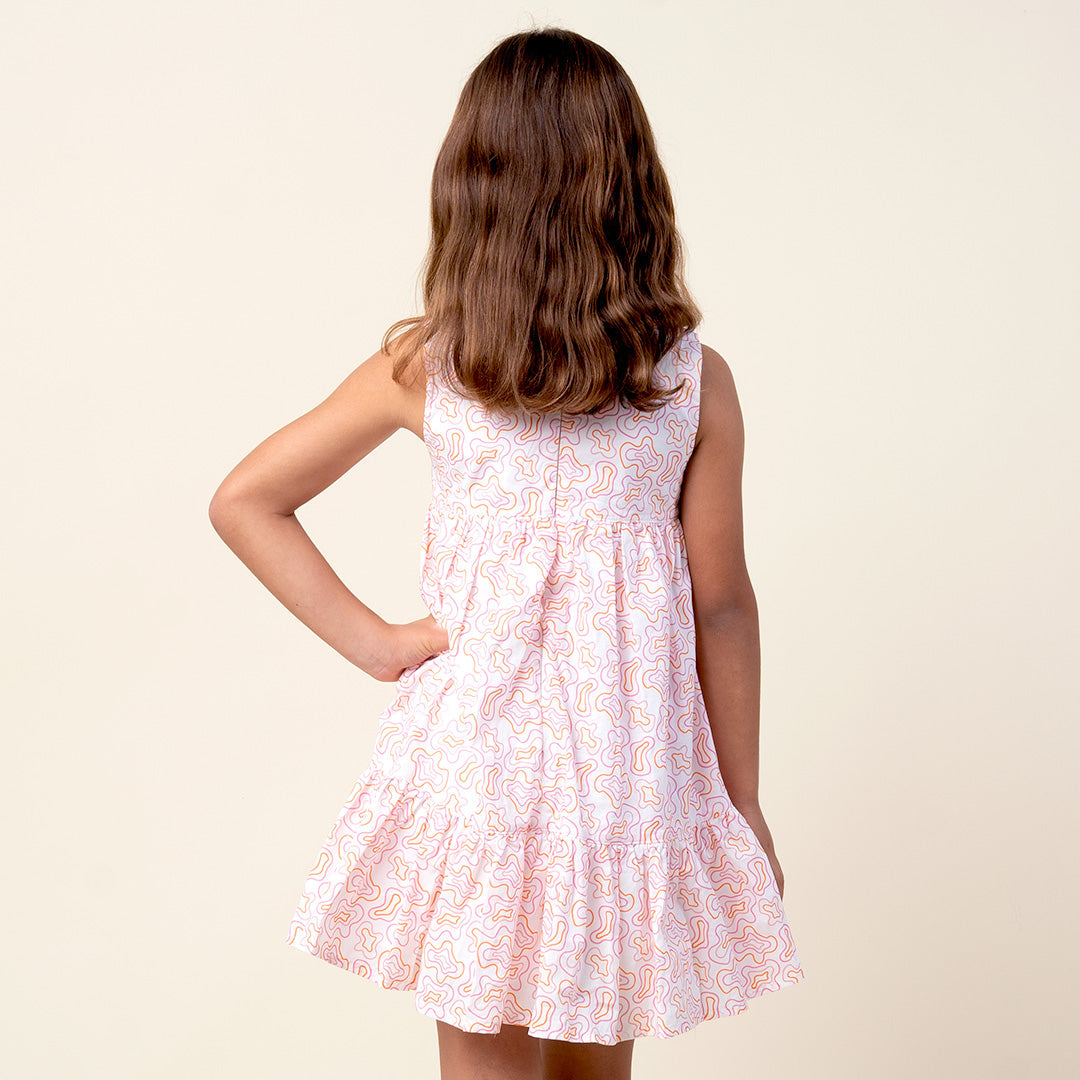 Vestido Niña Estampado 100% Algodón Carnaval