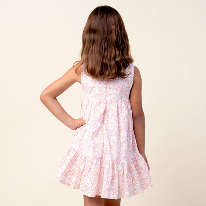 Vestido Niña Estampado 100% Algodón Carnaval