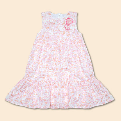 Vestido Niña Estampado 100% Algodón Carnaval