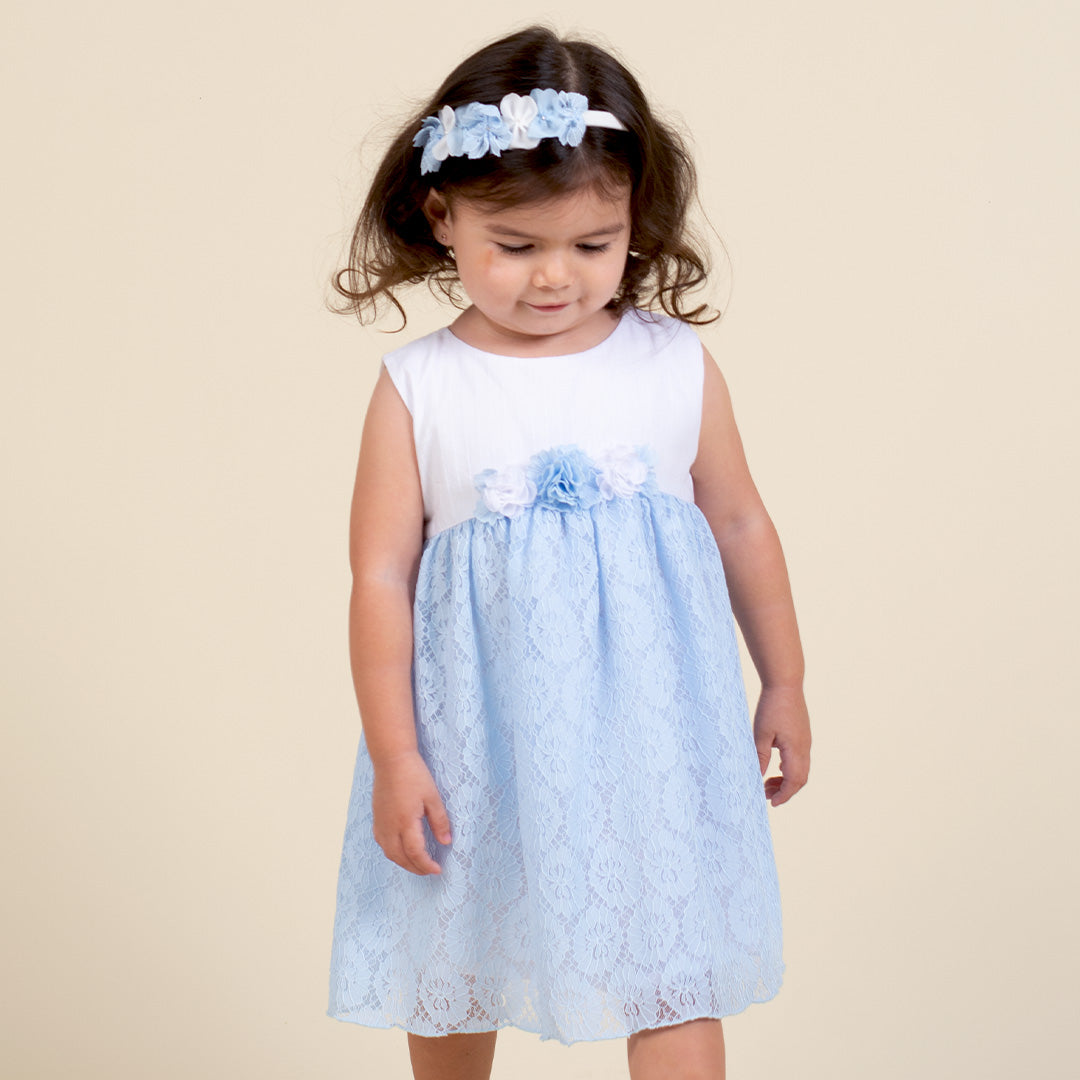 Vestido Fiesta Bebé Niña Celestina
