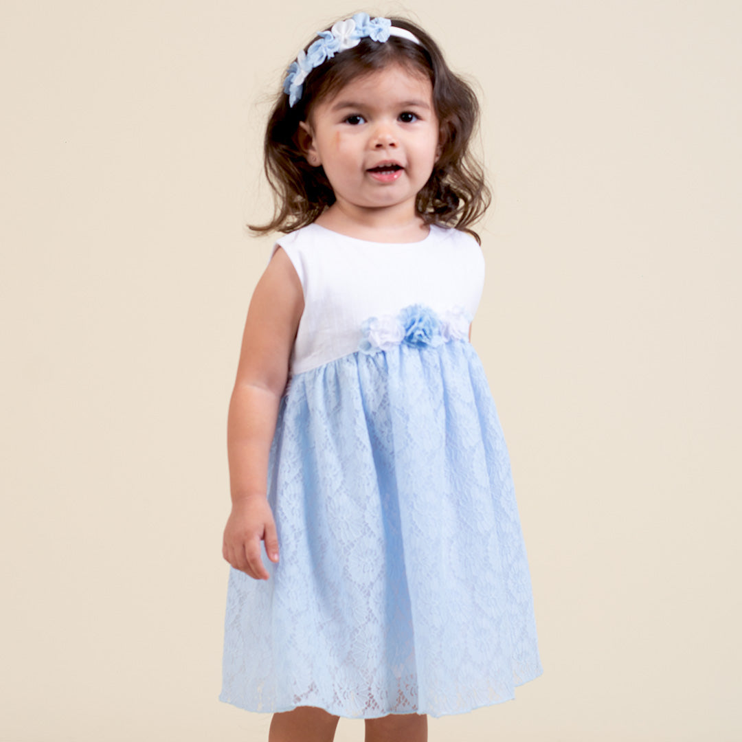 Vestido Fiesta Bebé Niña Celestina