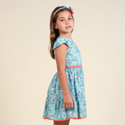 Vestido Niña Estampado Gardenia