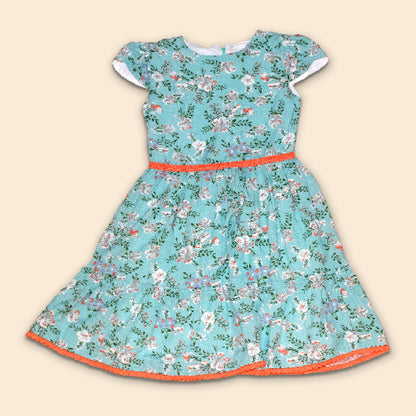 Vestido Niña Estampado Gardenia