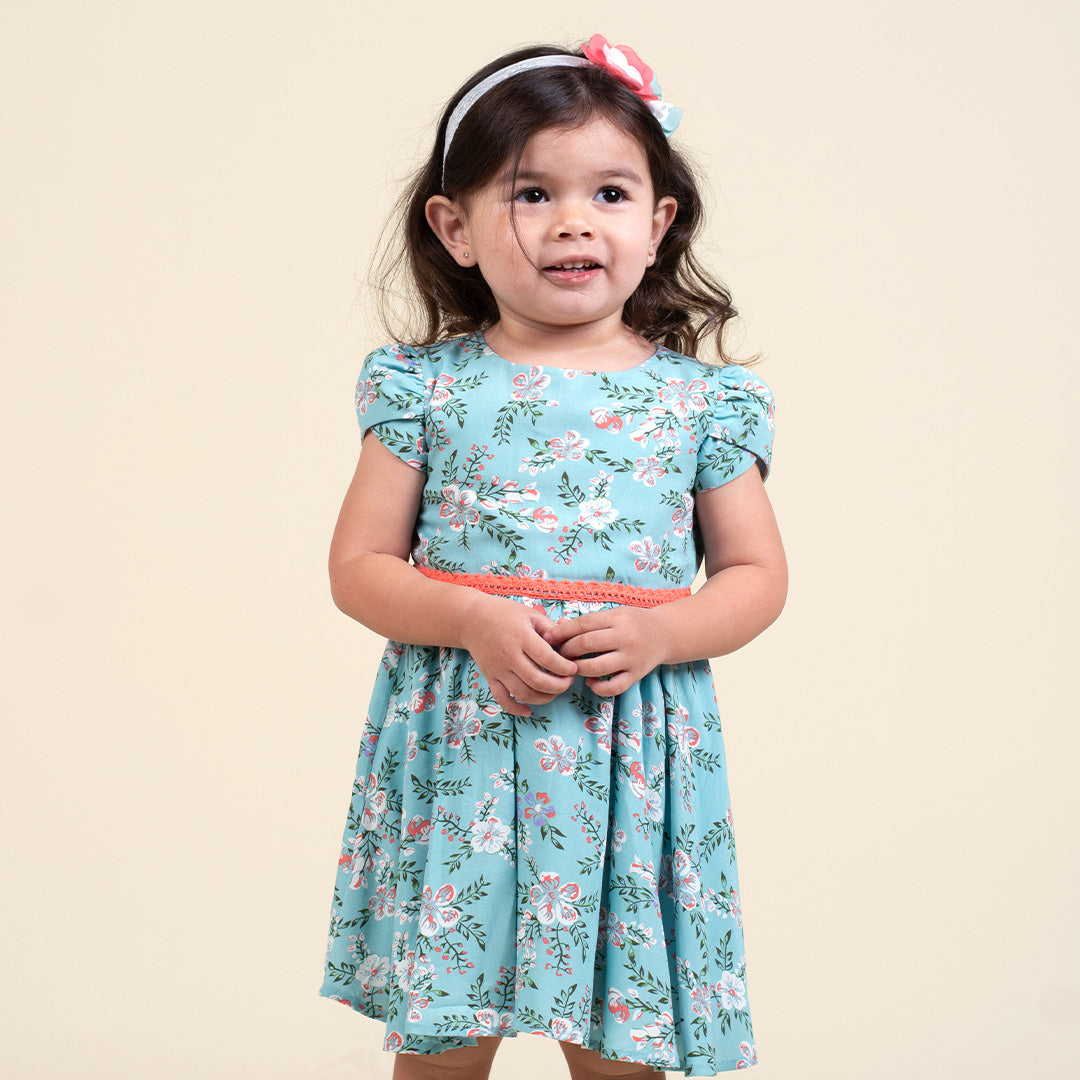 Vestido Bebé Niña Estampado Gardenia