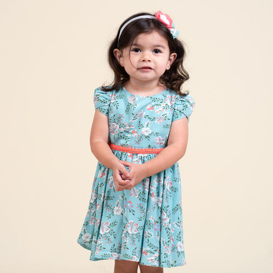 Vestido Bebé Niña Estampado Gardenia