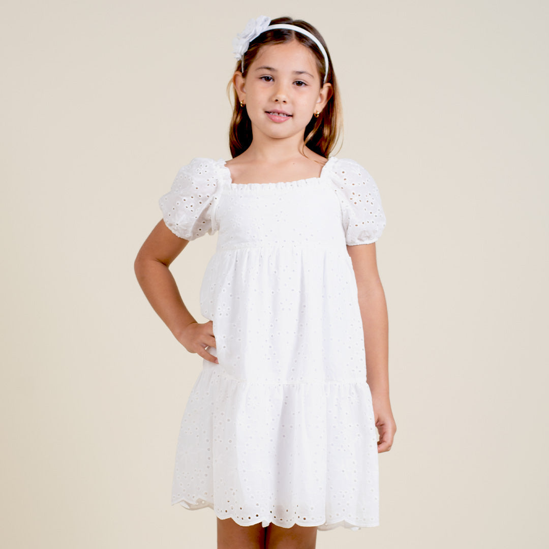 Vestido Niña Brodery Magnolia
