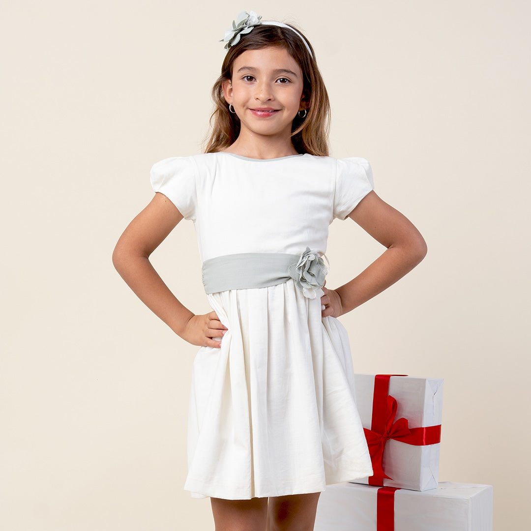 Vestido Fiesta Niña Ivory Oriane